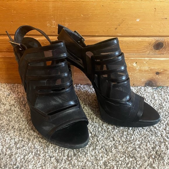 Christian Dior Extreme Rock Mesh Heels Size 38 - Picture 1 of 11